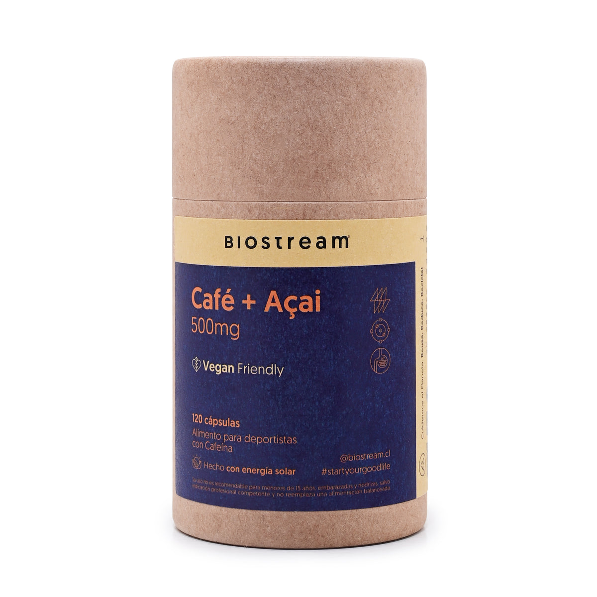 Café + Açaí 500mg 120 Cápsulas Vegano