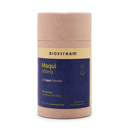Maqui Biostream en cápsulas veganas