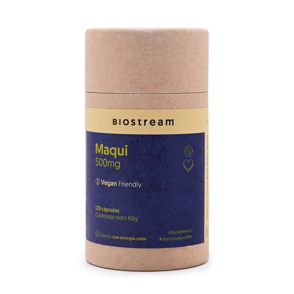 Maqui en cápsulas veganas Biostream