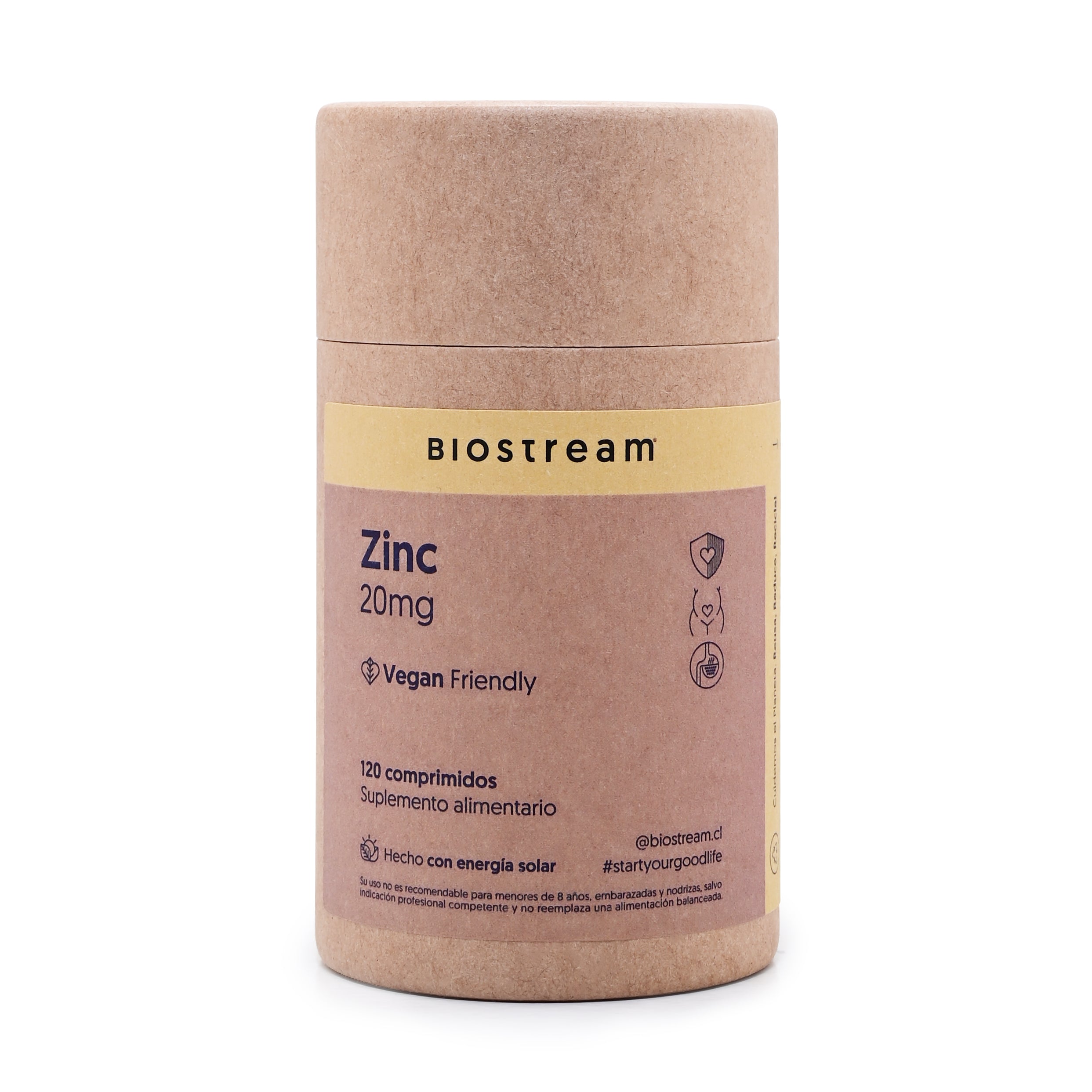 Zinc 20mg 120 Cápsulas Veganas