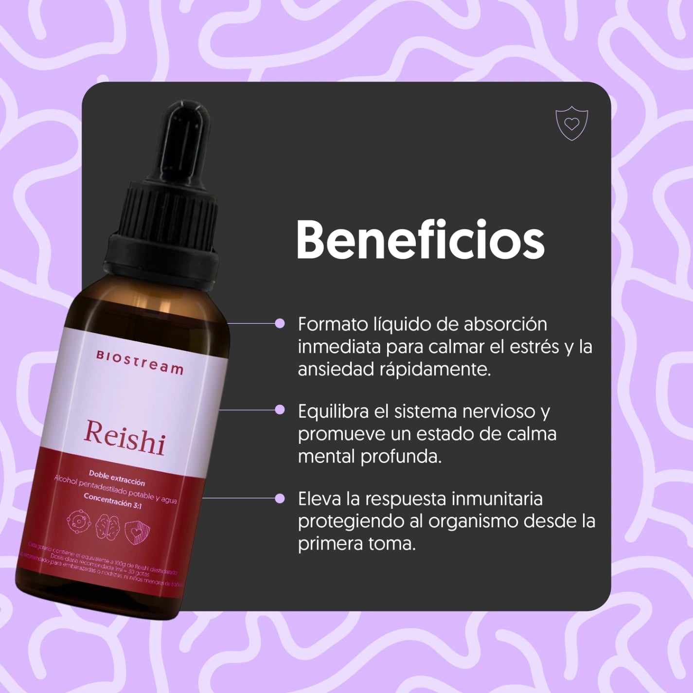 Hongo Reishi en Gotas - Ultra Concentrado 30ml