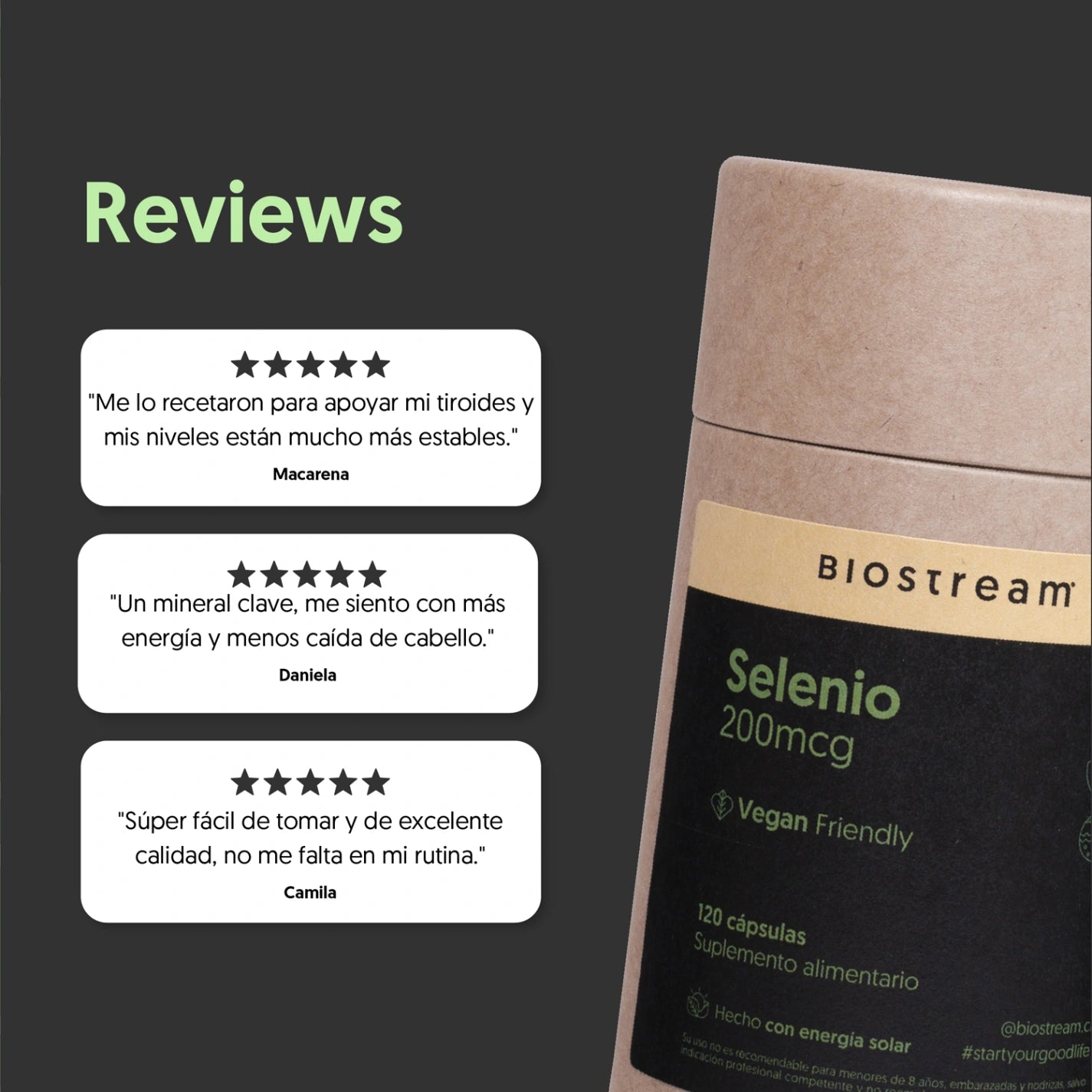 Selenio 200mcg 120 Capsulas Vegano