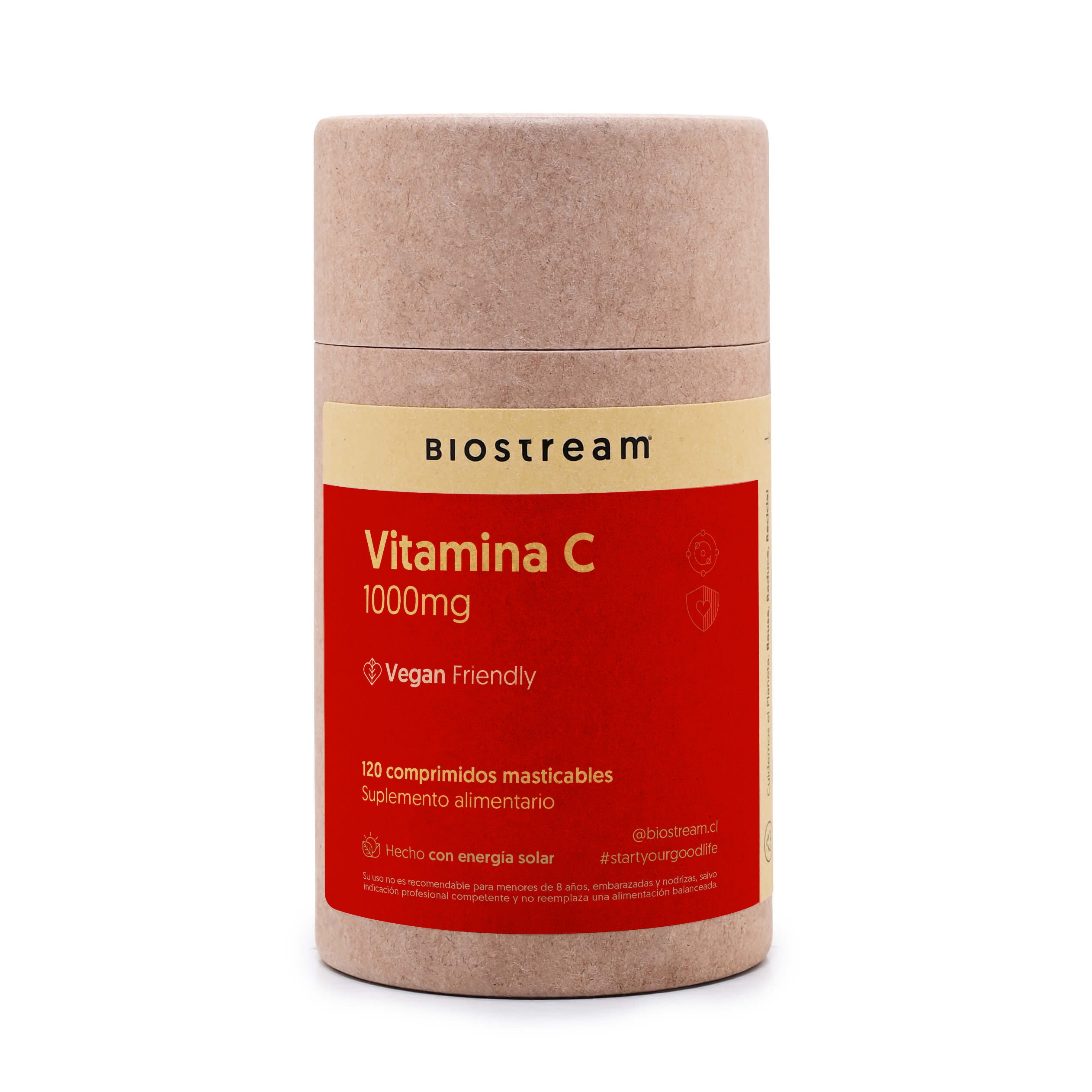 Vitamina C 1000mg 120 Comprimidos Vegano