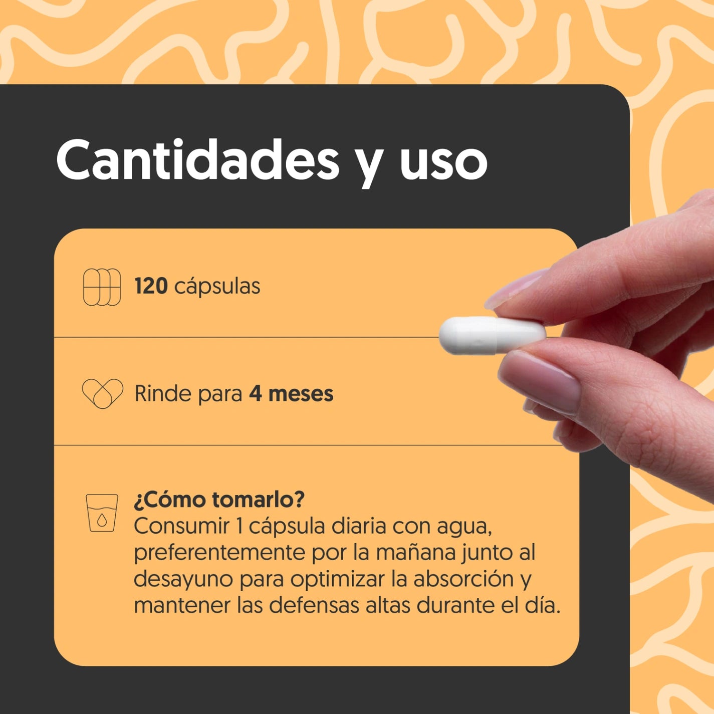 Vitamina C 500mg 120 Cápsulas