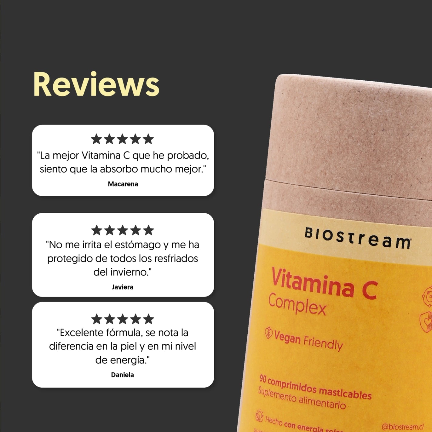 Vitamina C, Acerola, Zinc, Miel 90 Comprimidos