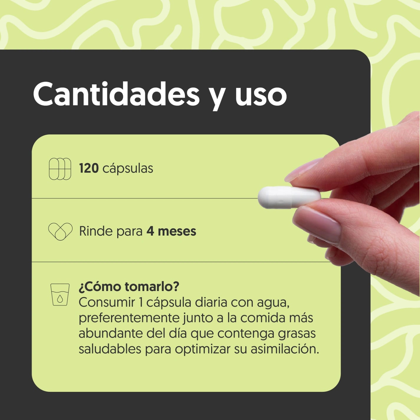 Vitamina D3 & K2 120 Cápsulas Vegano